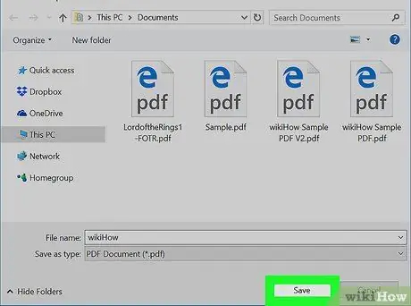 Convertir des images en PDF Étape 10