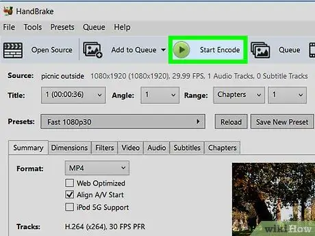 Chuyển đổi WMV sang MP4 Bước 13