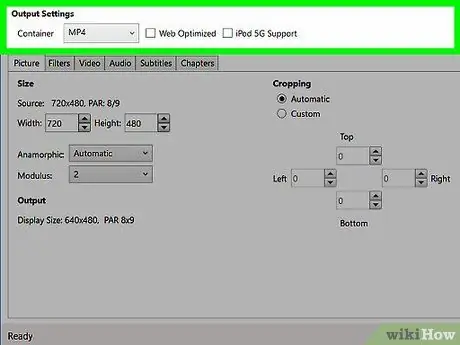 Converter VOB para MP4 Etapa 8