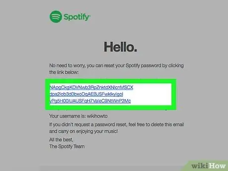 Promijenite svoju lozinku za Spotify Korak 16