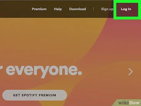 Changez votre mot de passe Spotify Étape 2