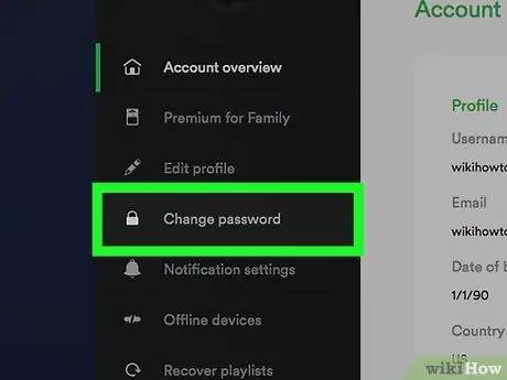 Change Your Spotify Password Step 7