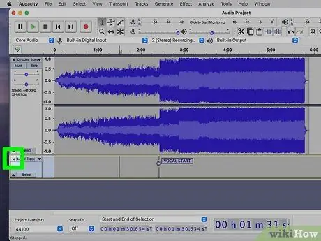 أضف علامات المسار في Audacity الخطوة 8