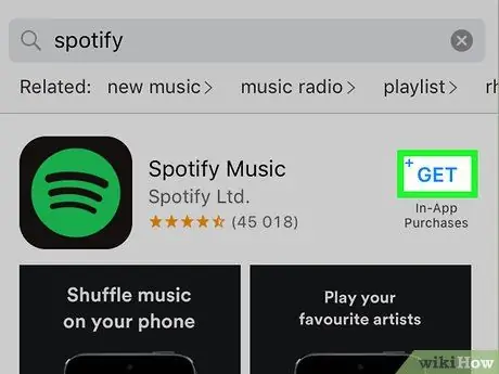 Sinhronizirajte uređaj s Spotify korakom 1