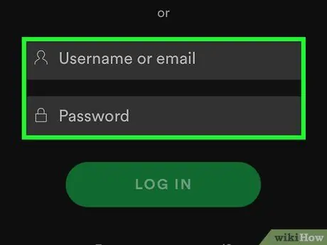 Sincronizzare un dispositivo con Spotify Passaggio 3