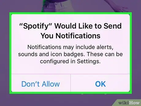 Sincronizar um dispositivo com o Spotify Etapa 4