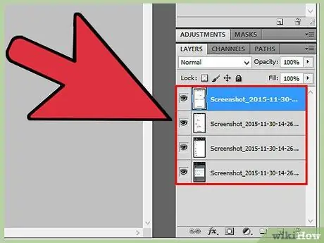 Open Multiple Images As Layers in Photoshop Using Bridge Step 5