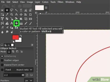 Disegna un cerchio in Gimp Passaggio 10