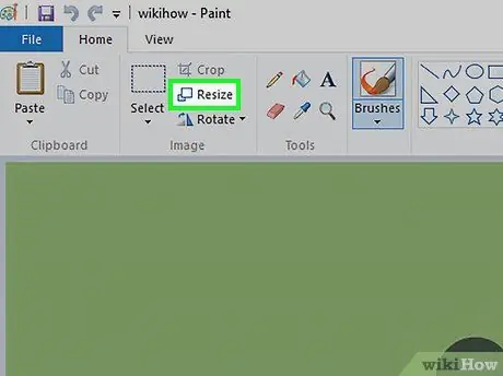 Redimensionner une image dans Microsoft Paint Étape 4