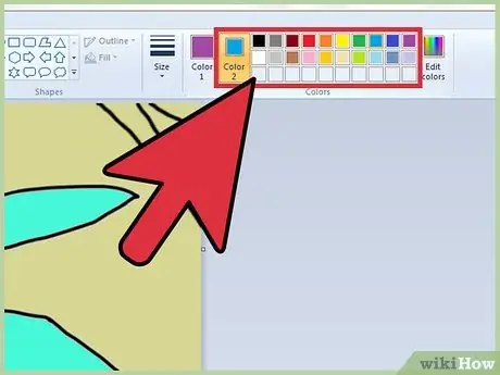 ใช้การเปลี่ยนสีใน MS Paint ขั้นตอนที่ 4