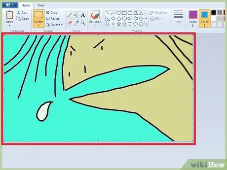 Използвайте Замяна на цвят в MS Paint Стъпка 7