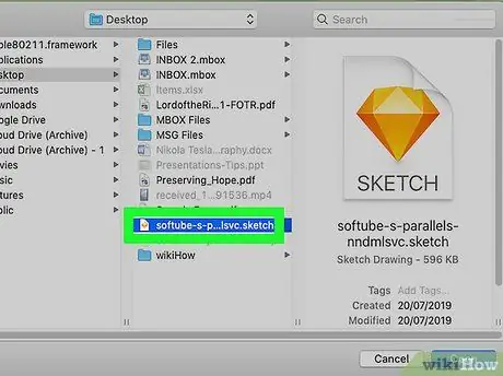 Atveriet Sketch Files 10. darbību