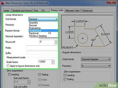 Izmantojiet AutoCAD 6. darbību