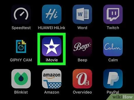 Klipp musik i iMovie på iPhone eller iPad Steg 1