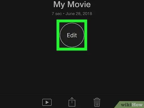 Cortar música en iMovie en iPhone o iPad Paso 4