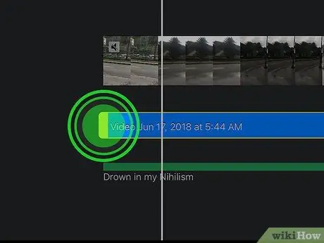 Izrežite muziku u iMovie na iPhoneu ili iPadu Korak 8