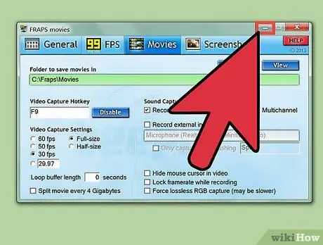 Folosiți Fraps Pasul 10