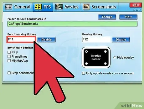 გამოიყენეთ Fraps ნაბიჯი 8