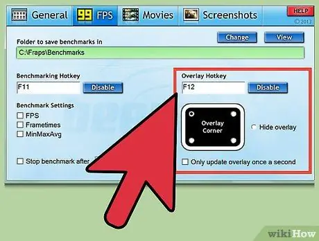 გამოიყენეთ Fraps ნაბიჯი 9