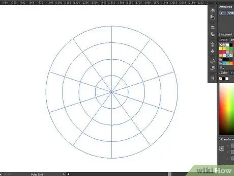 Divideix un cercle en 6 parts iguals Pas 3