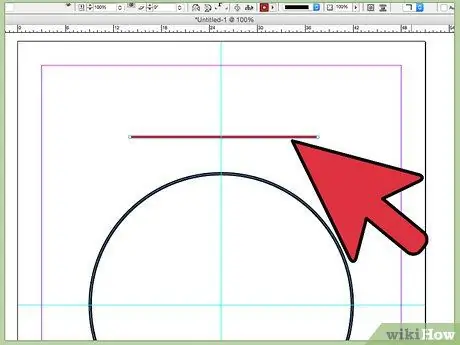 Dividir un círculo en 6 partes iguales Paso 7