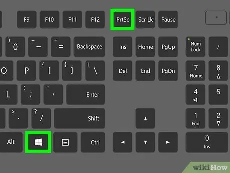 'Siv qhov "Luam Screen" Muaj nuj nqi ntawm cov Keyboard Step 3