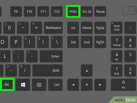 'Utilice la función "Imprimir pantalla" en un teclado Paso 6