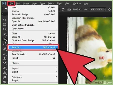 Faire pivoter une image dans Photoshop Étape 11