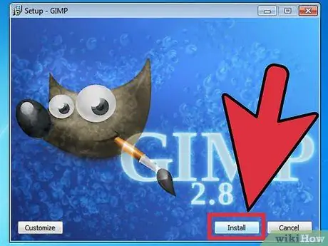 استخدم GIMP الخطوة 2