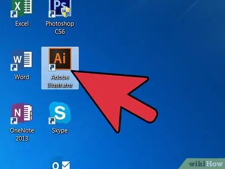 Iškirpkite skylę objekte naudodami „Adobe Illustrator“1 veiksmas