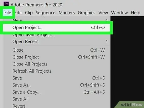 Cortar um vídeo no Adobe Premiere Pro Etapa 2