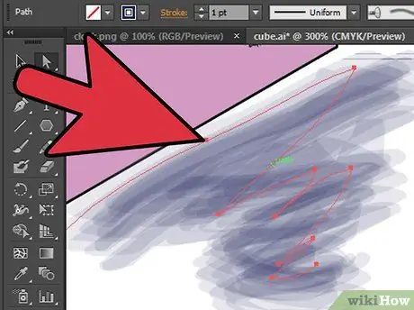 በ Adobe Illustrator ደረጃ 8 ውስጥ የ Paintbrush Tool ን ይጠቀሙ