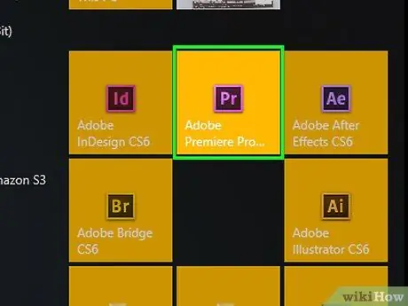 Gireu un vídeo a l'Adobe Premiere Pro Pas 1