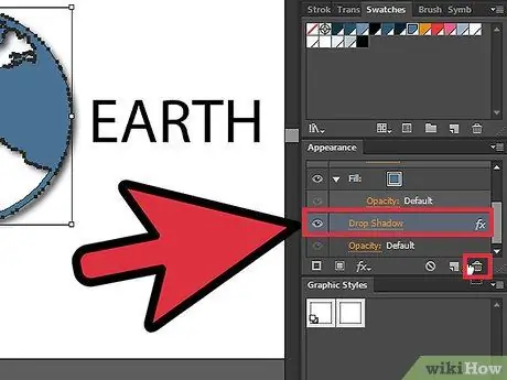 Αφαιρέστε μια σκιά πτώσης στο Adobe Illustrator Βήμα 5