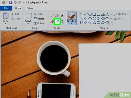 Microsoft Paint Adım 26'da Beyaz Arka Planı Kaldırın