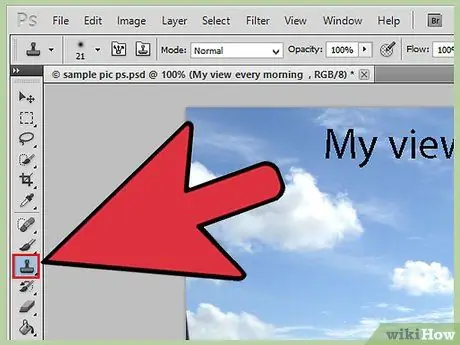 Eliminar texto de una foto en Photoshop Paso 13