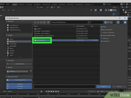 Importați modele în Blender pe PC sau Mac Pasul 10