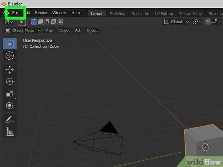 Importați modele în Blender pe PC sau Mac Pasul 2