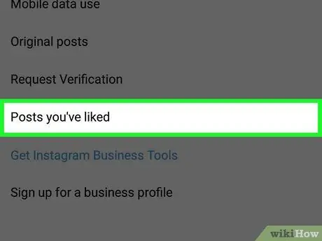 იხილეთ თქვენი მოწონებების ისტორია ინსტაგრამზე ნაბიჯი 6