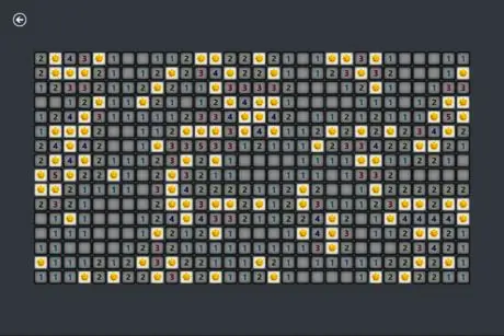 Minesweeper taxtasi tozalandi