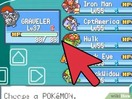 Verhandel Pokémon met John GBA Lite Stap 16