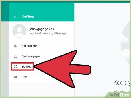 Sekat Kenalan di WhatsApp Langkah 24