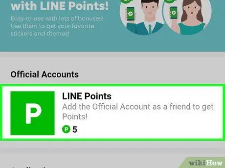 Kry gratis LINE -appmuntstukke op Android Stap 5