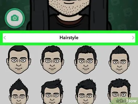 Iegūstiet garus matus Bitmoji 3. solī