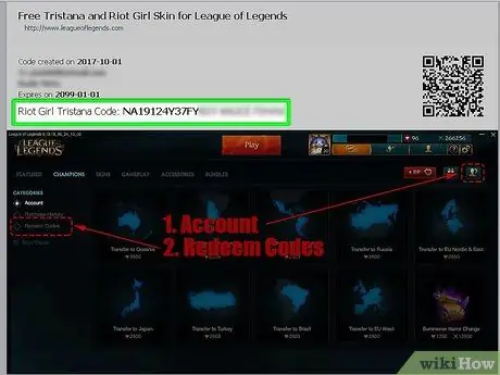 دریافت پوسته رایگان در League of Legends مرحله 7