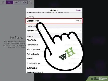 Synchronizujte GBA4iOS s Dropboxom, krok 13