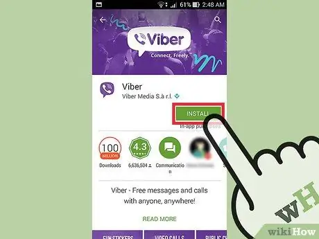 Skapa en gruppchatt i Viber för smartphones Steg 2