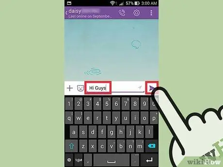 Crie um bate-papo em grupo no Viber para Smartphones Etapa 8