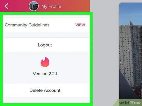 Delete a Tinder Account Step 12