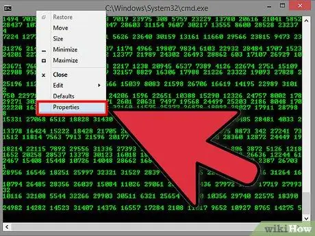 Create the Matrix Rain in Command Prompt Step 6